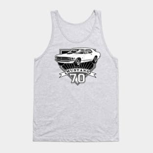 70 Mustang Coupe Tank Top